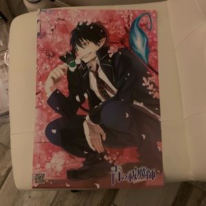 blue exorcist poster
